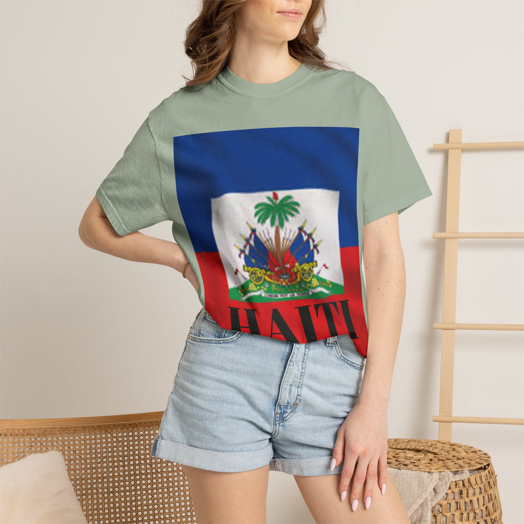 Haiti Flag T-Shirt — Haitian Crest Graphic Tee