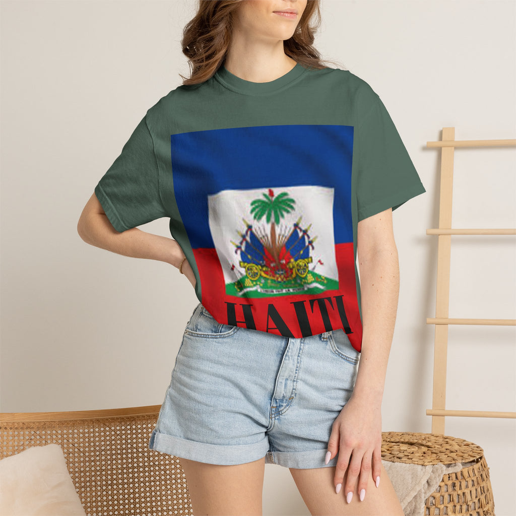 Haiti Flag T-Shirt — Haitian Crest Graphic Tee