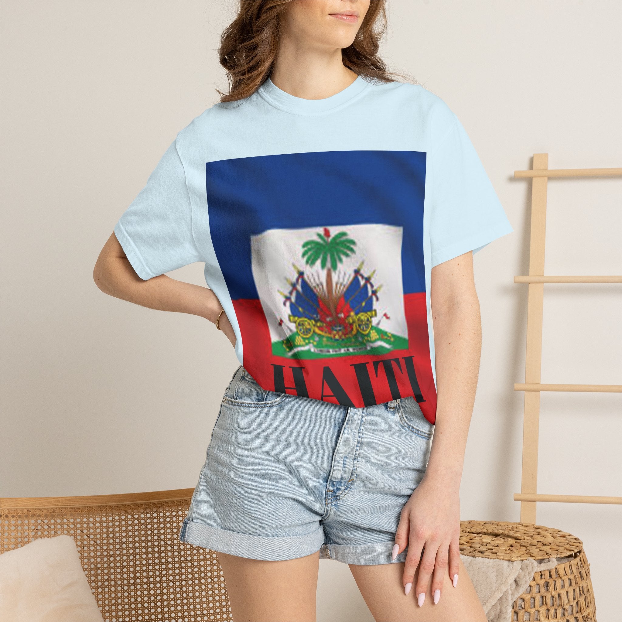 Haiti Flag T-Shirt — Haitian Crest Graphic Tee