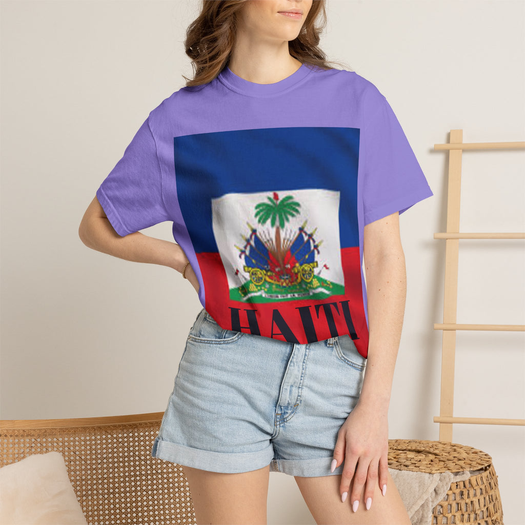 Haiti Flag T-Shirt — Haitian Crest Graphic Tee