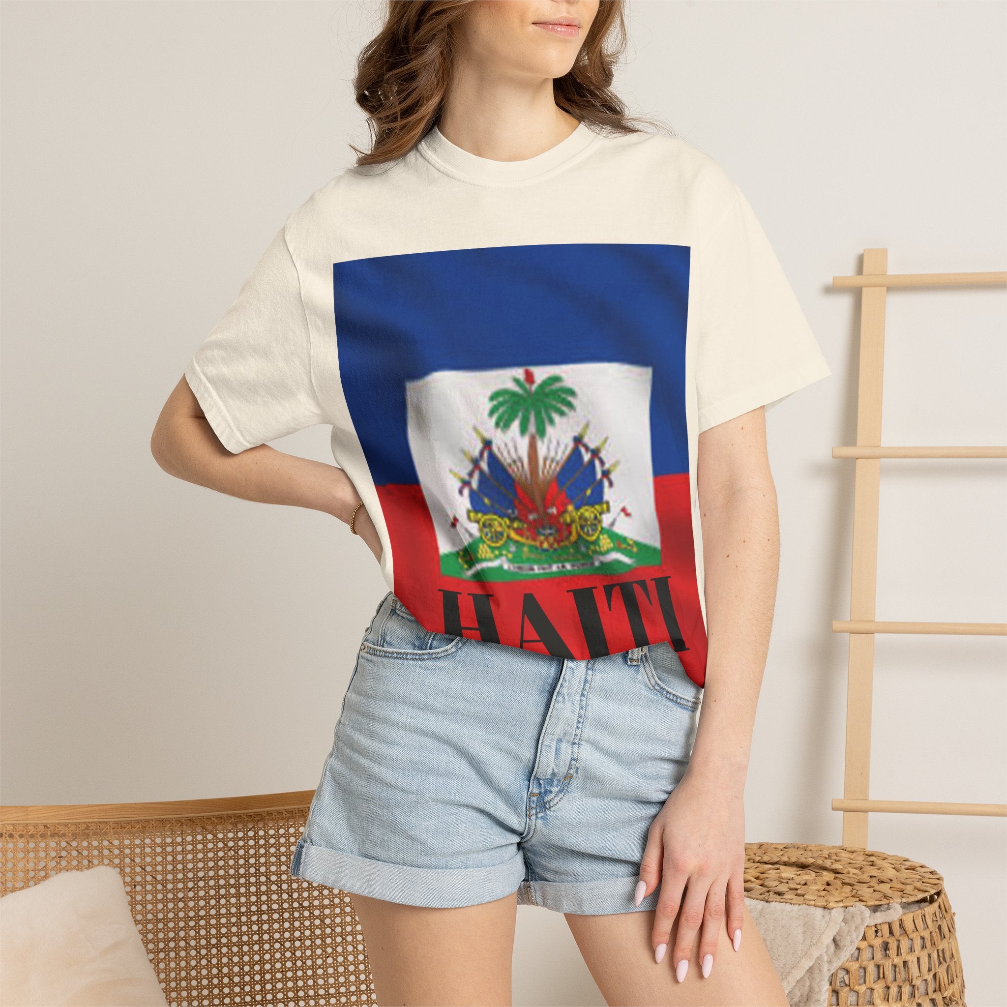 Haiti Flag T-Shirt — Haitian Crest Graphic Tee