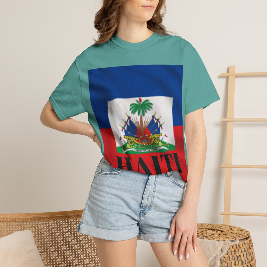 Haiti Flag T-Shirt — Haitian Crest Graphic Tee