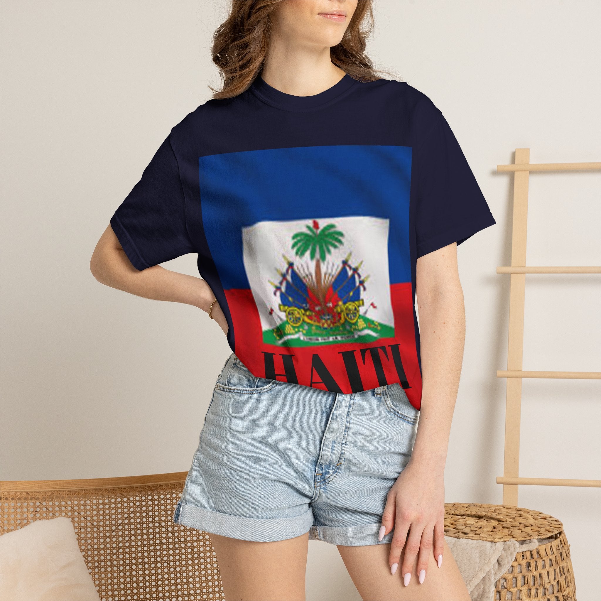 Haiti Flag T-Shirt — Haitian Crest Graphic Tee