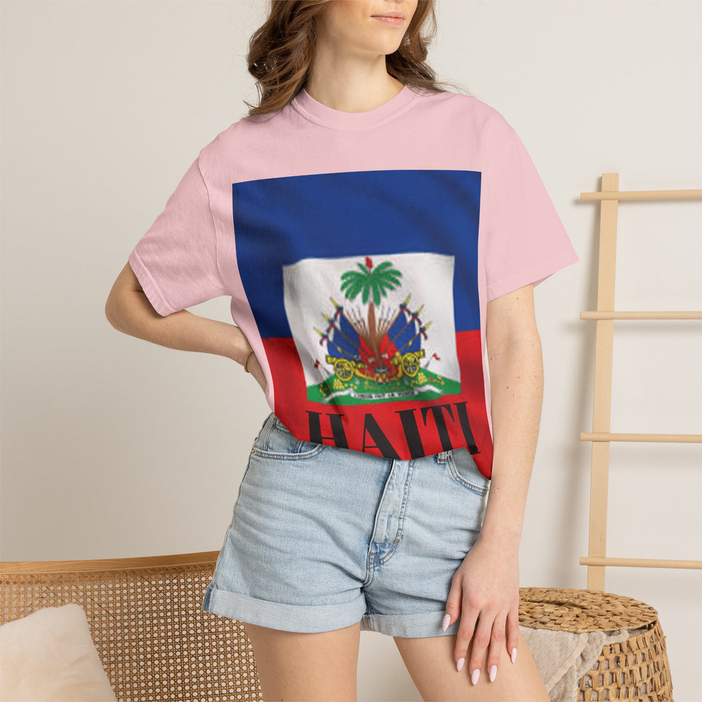 Haiti Flag T-Shirt — Haitian Crest Graphic Tee