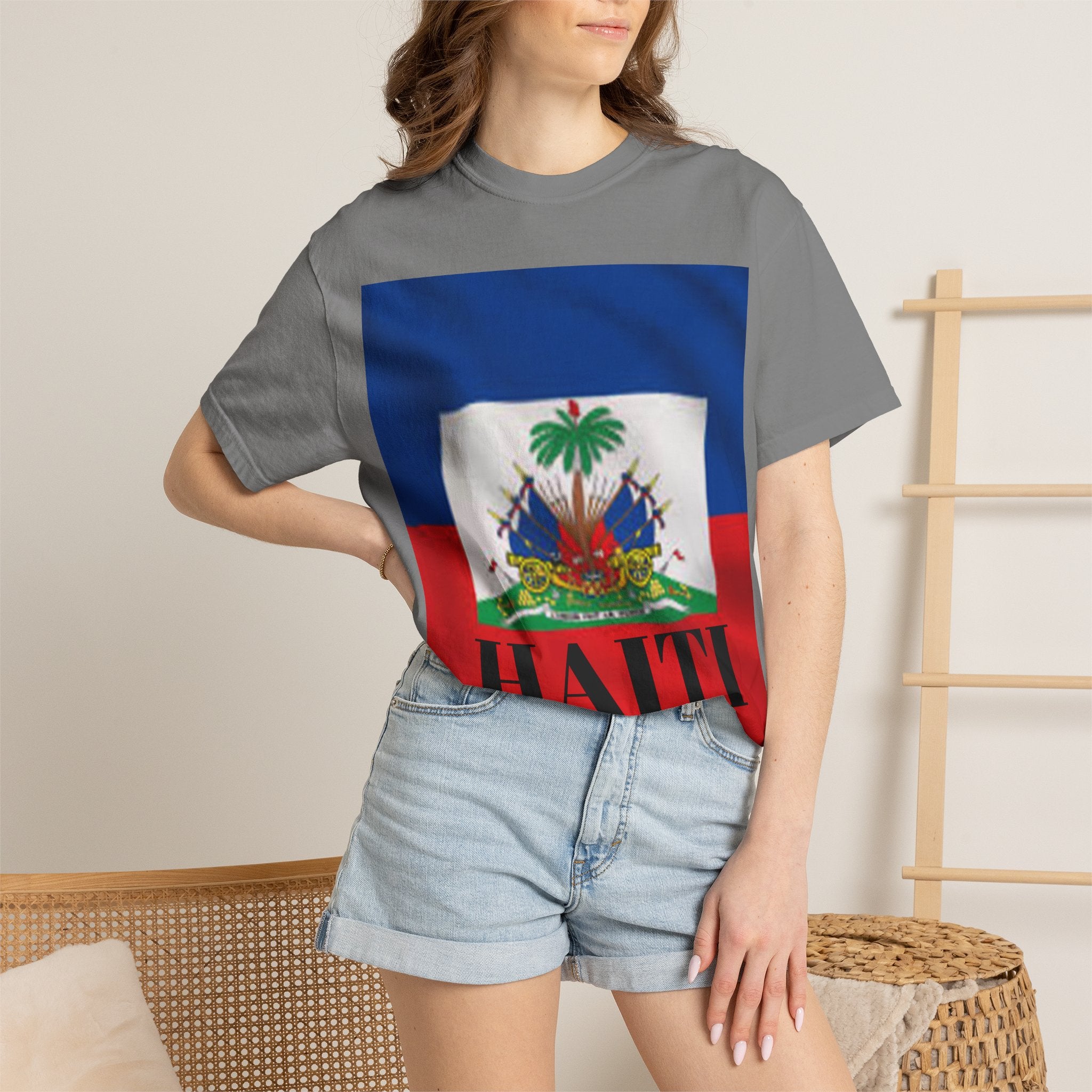 Haiti Flag T-Shirt — Haitian Crest Graphic Tee