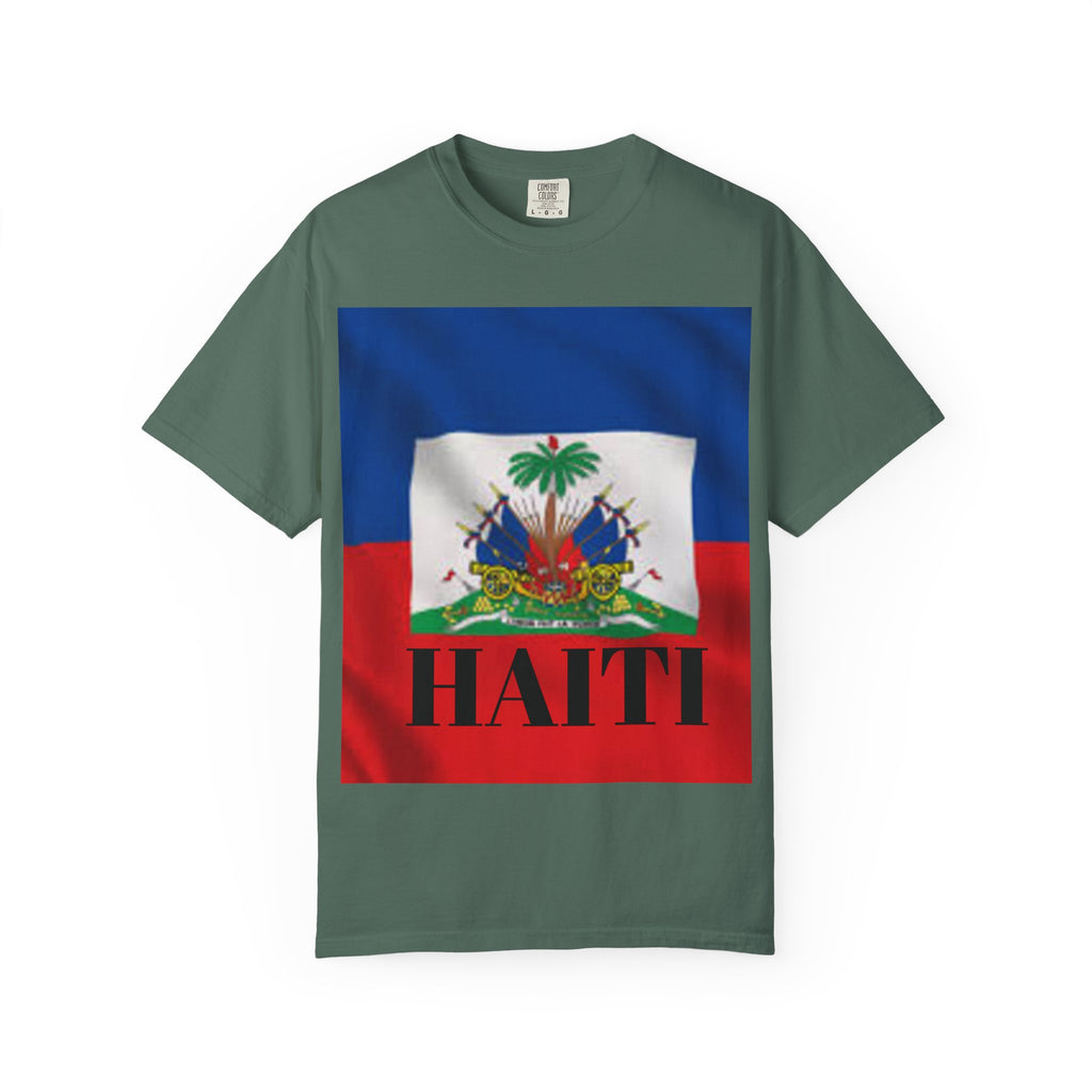 Haiti Flag T-Shirt — Haitian Crest Graphic Tee