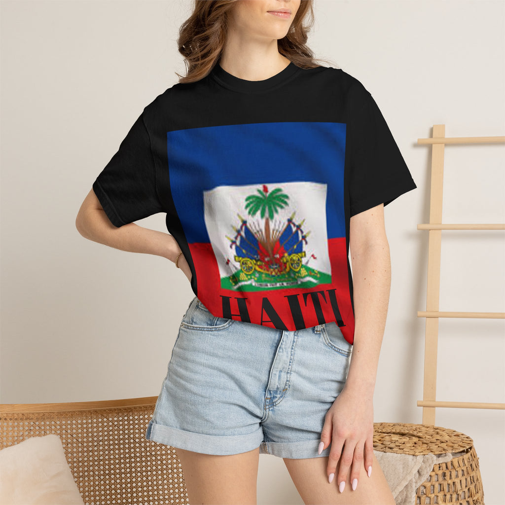 Haiti Flag T-Shirt — Haitian Crest Graphic Tee